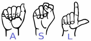 ASL Teaching the deaf or hard of hearing student