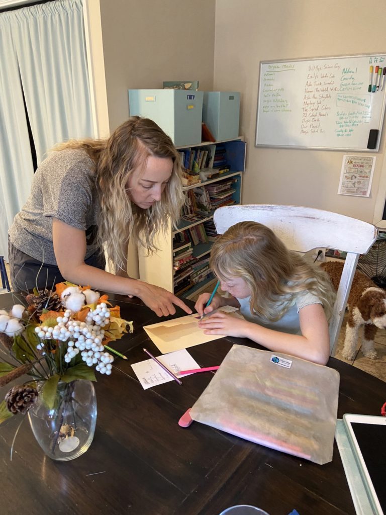 Paige and daughter ￼A Huge Commitment: Homeschooling 
